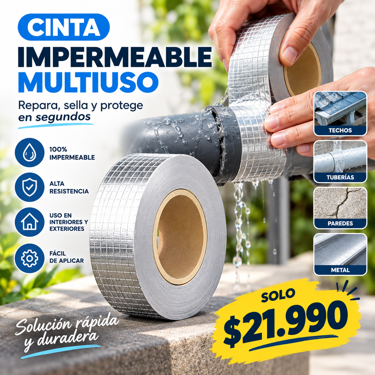CINTA IMPERMEABLE || OFERTA 2X